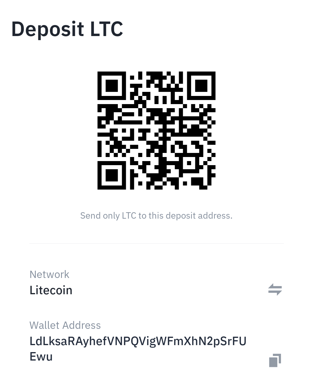 LTC QR code