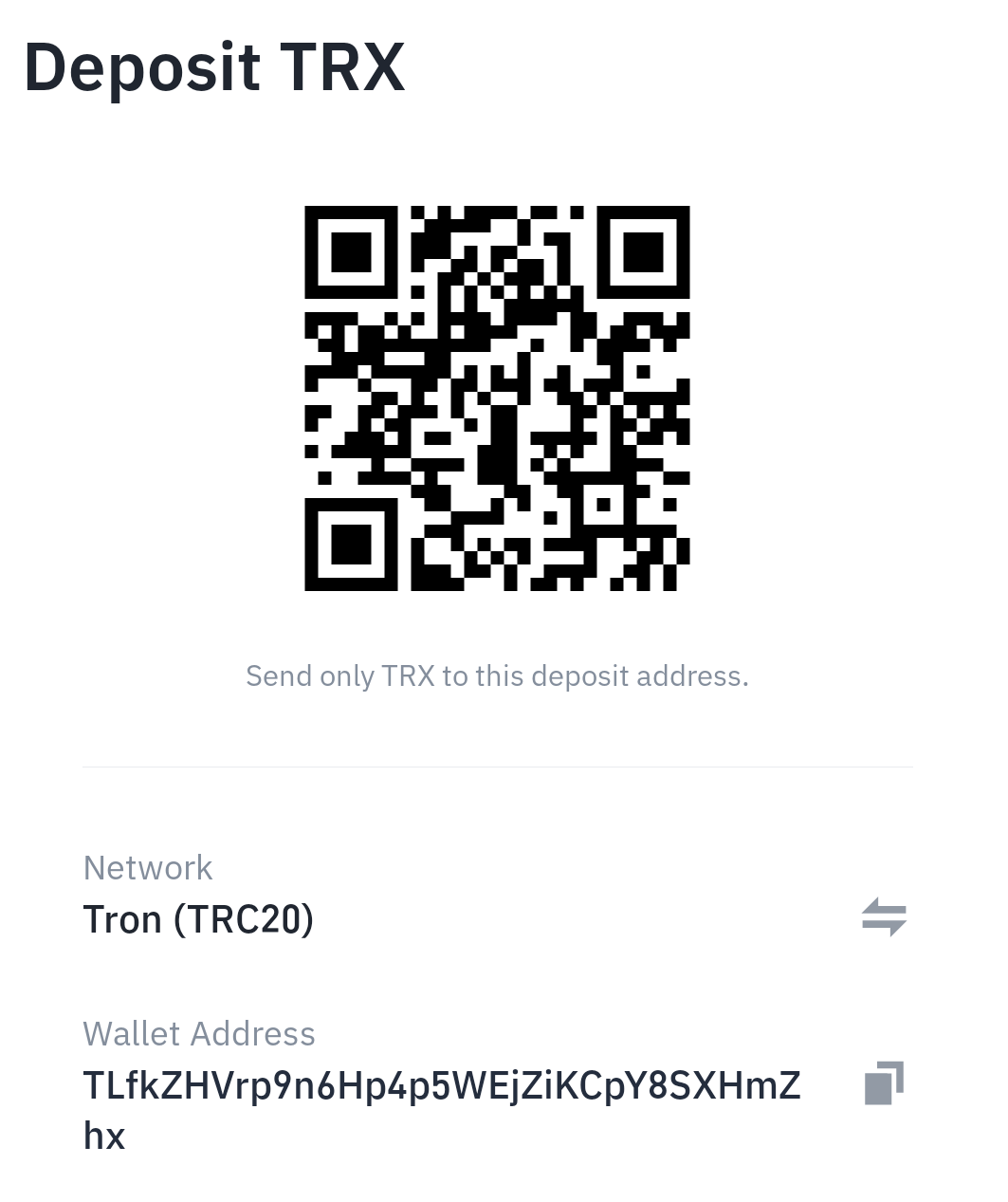 TRC QR code